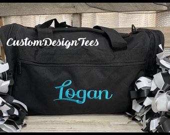 Custom Duffel Bag, Personalized Gym Bag, Gear Bag, Embroidered Duffel Bag, Monogrammed Duffel, Personalized Duffel, Sports Duffel Bag