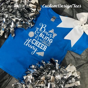 Bows and Bling It's A Cheer Thing Shirt Cheerleaders - Etsy