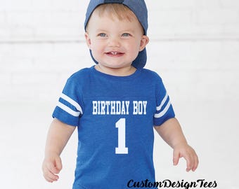 Birthday Football T, Family Football Jerseys, Custom Infant Football Jersey, 1st Birthday Jersey, Baby Football Gift, Infant Football Jersey