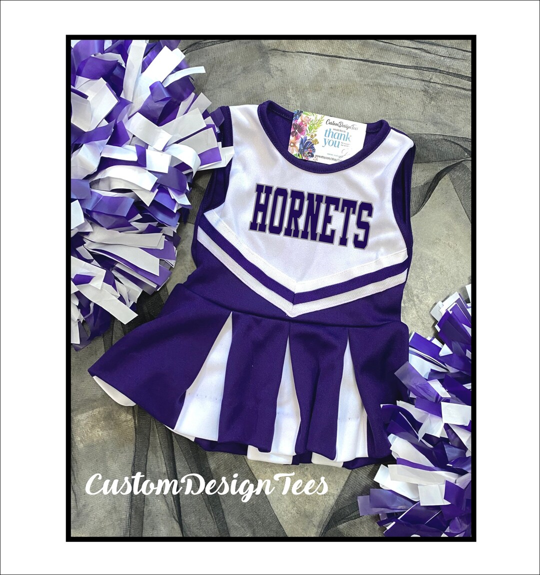 Purple & White Cheer Uniform, Infant Cheer Uniforms, Cheer Uniforms