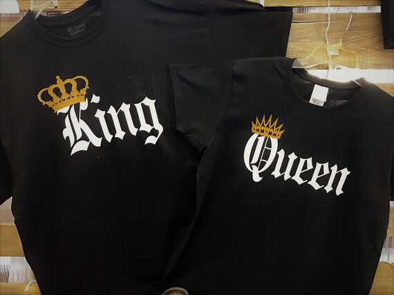 king and queen t shirt design