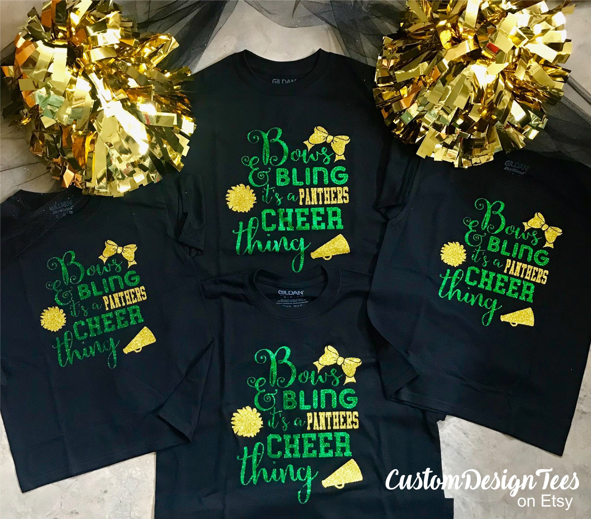 Bows and Bling It's A Cheer Thing Shirt Cheerleaders | Etsy