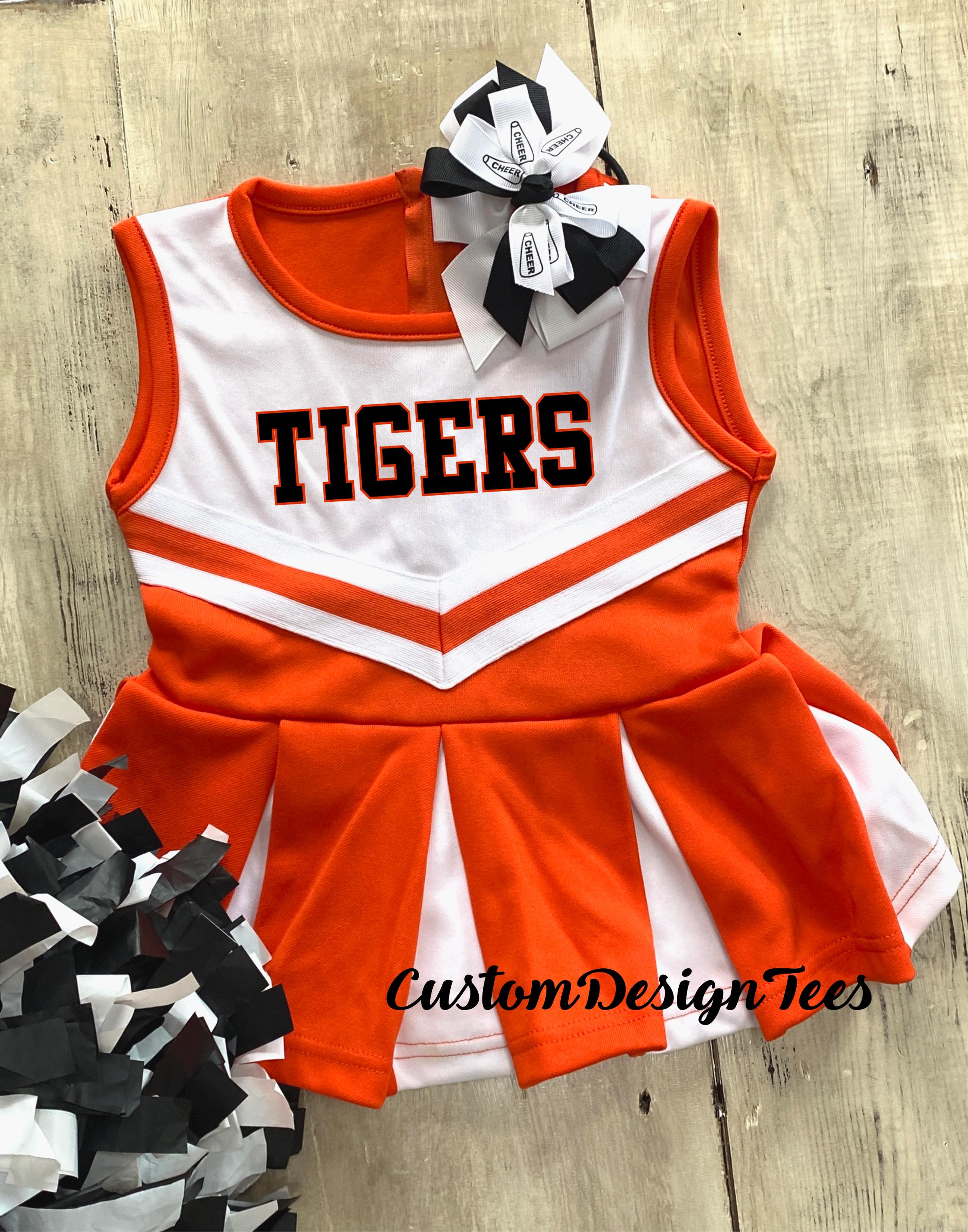 Tiger Cheerleader Uniform - Etsy