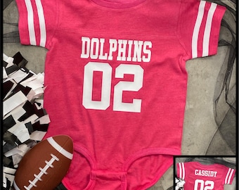 Infant Football Jersey, Custom Football Jersey, Personalized Toddler Jersey, Replica Football Jersey, Knit Football Jersey, Infant Jersey