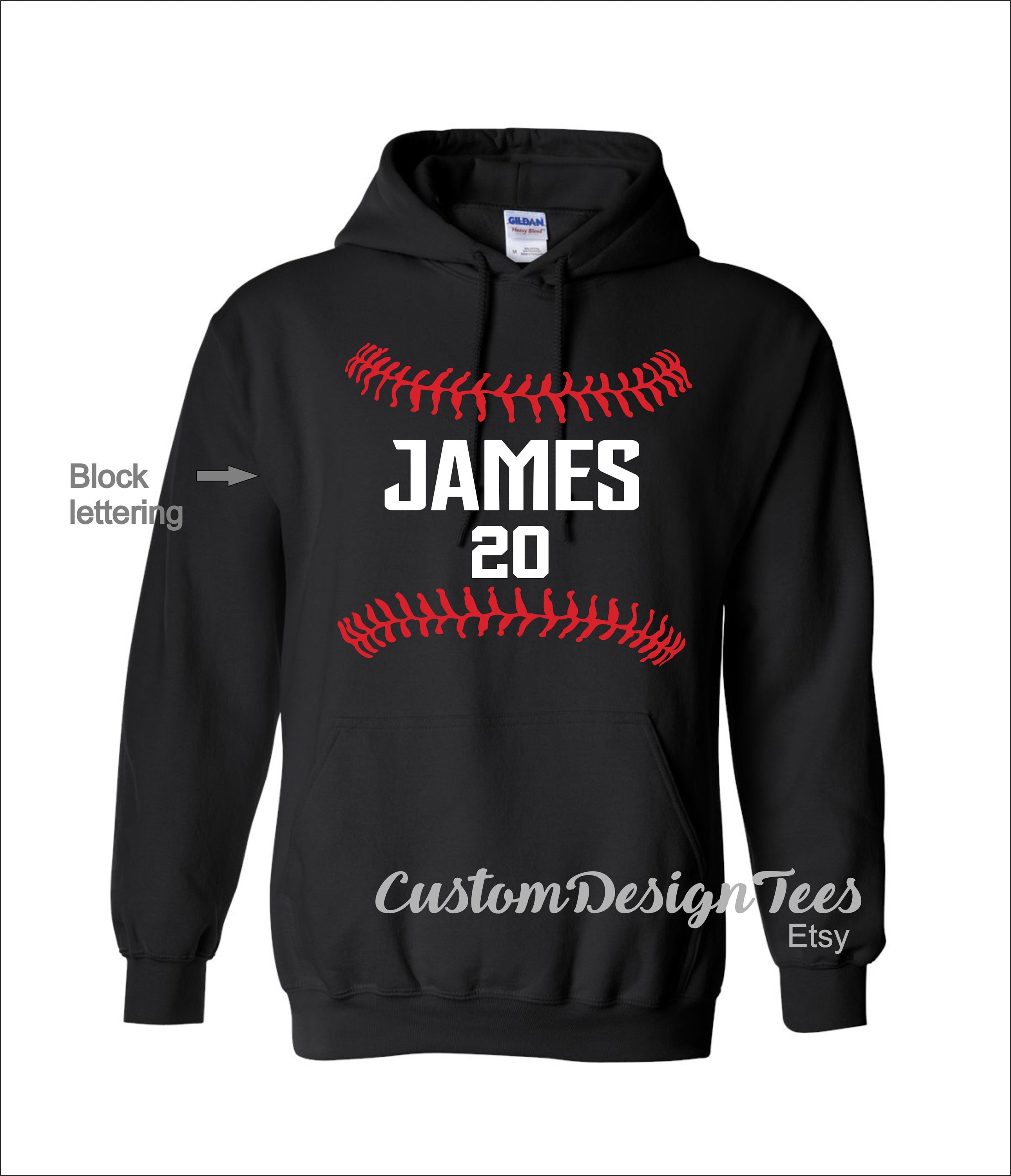 Softball Hoodie Softball Team Hoodie Baseball Hoodie Custom Etsy