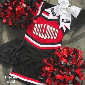 Cheerleader Uniforms , Girls Cheer Uniforms, School Spirit, Ladies Cheer, Custom Design Tees, Girls Cheer Tops, School Spirit Uniforms image 3