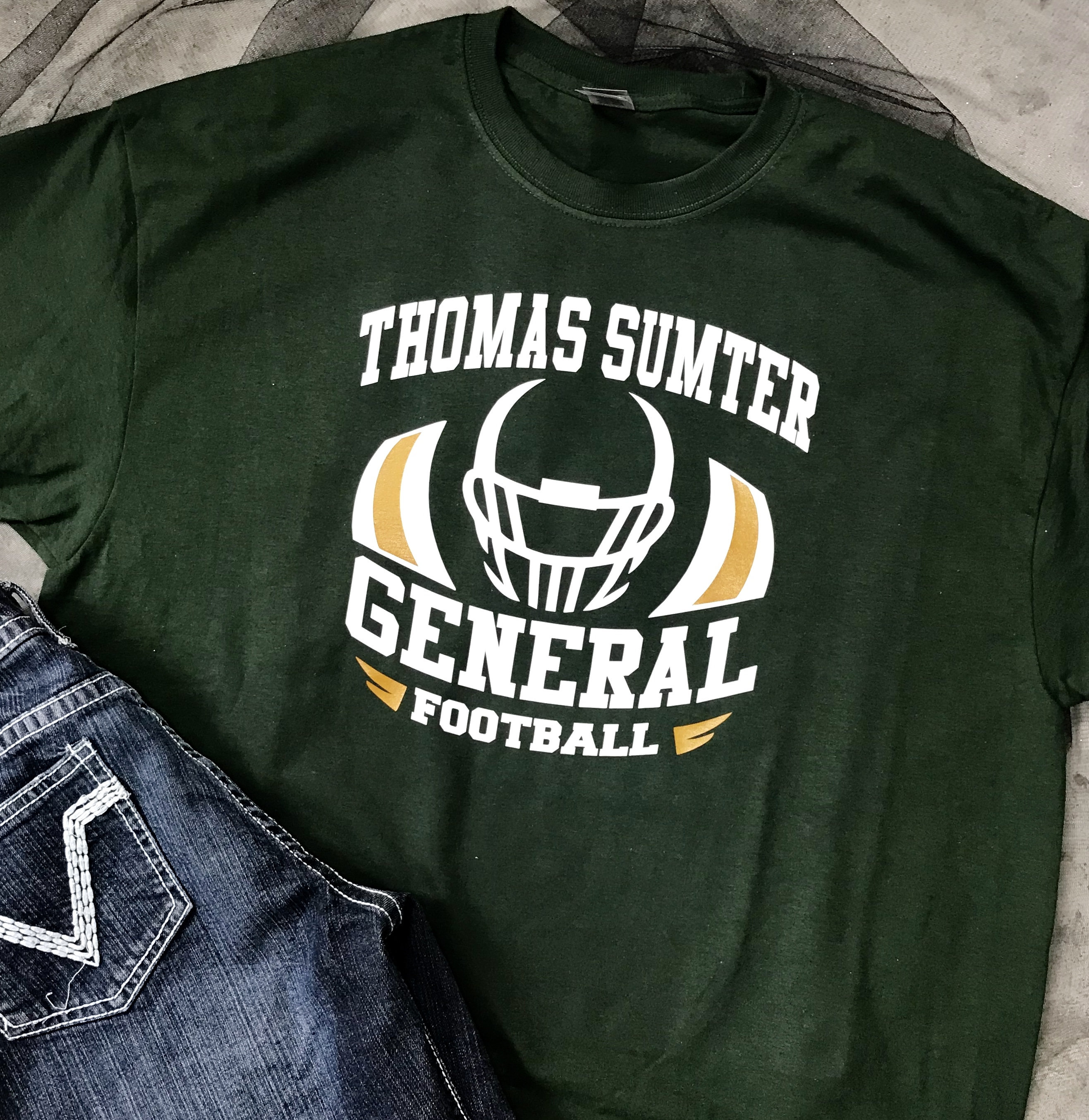 School Spirit Football Shirt Football Shirt Custom Design Etsy Italia