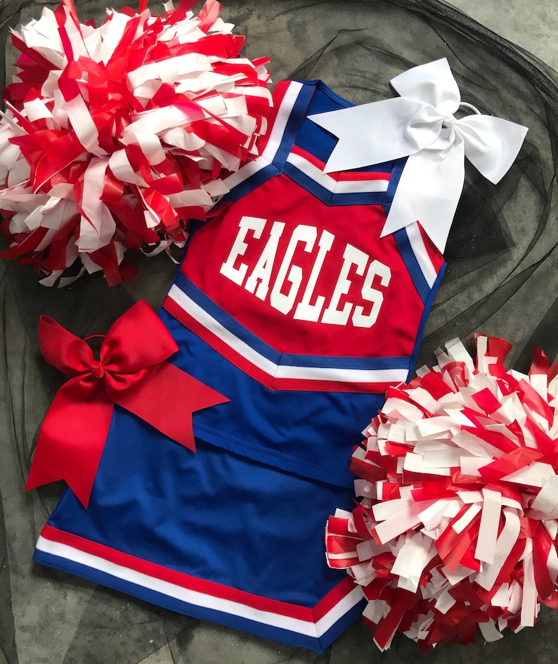Cheerleader Uniforms Girls Cheer Uniforms School Spirit Etsy