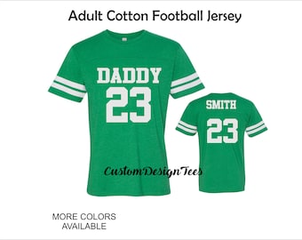 Adult Football Jersey T, Custom Football Shirt, Personalized Adult Jersey, Cotton Football Jersey, Football Jersey, Youth Football Shirt