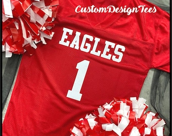 Custom Football Jersey, Youth Football Jersey, Toddler Football Jersey, Girls Football Jersey, Ladies Football Jersey, Glitter Football Wear
