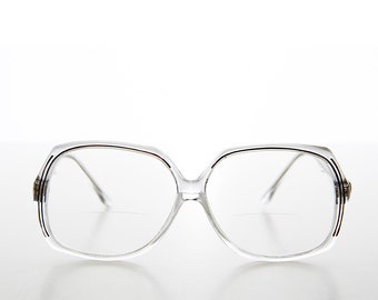 Gafas de lectura bifocales negras transparentes - Eugene
