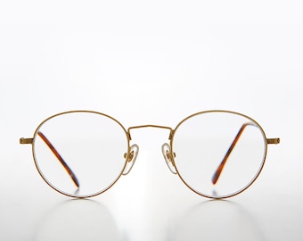 Gold Round Reading Glasses - Hodges