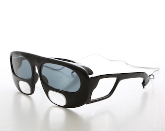 Gafas de sol bifocales polarizadas negras para pesca deportiva - Wright