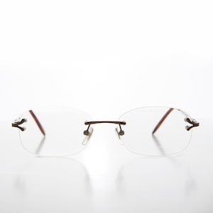 Fancy Rimless Copper Reading Glass - Lamont