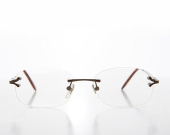 Fancy Rimless Copper Reading Glass - Lamont