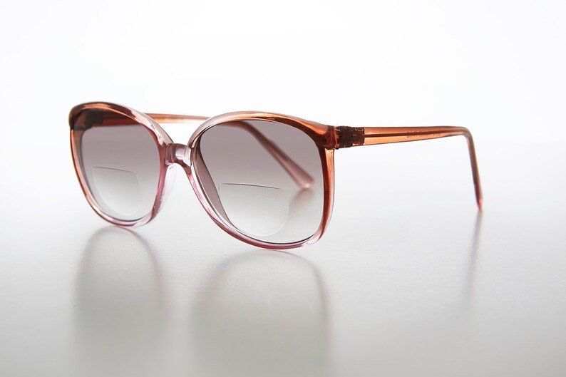 Women/'s Bifocal Sunreaders Peach Frame and Gradient Lens 1.25 diopter Optical Quality Frame Kyra