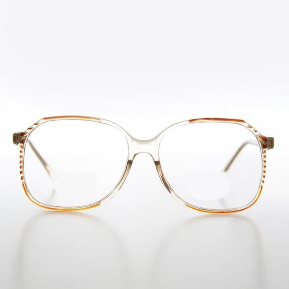 Brown Square Retro Bifocal Reader - Wang - image 1