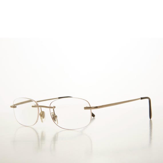 Silver Rimless Reading Glasses - Molton - image 2