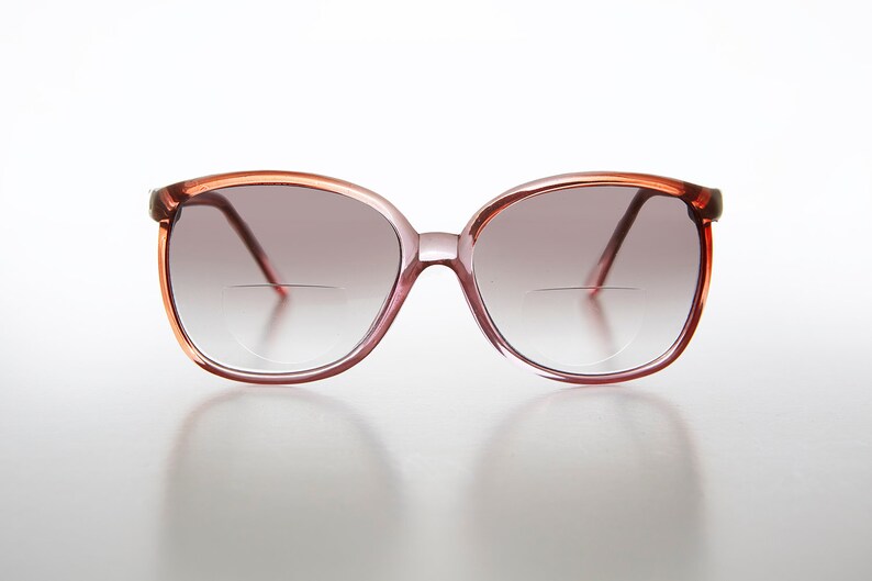 Women/'s Bifocal Sunreaders Peach Frame and Gradient Lens 1.25 diopter Optical Quality Frame Kyra
