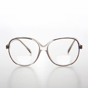 Women's Clear Black Bifocal Reading Glasses - Justina