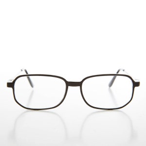 Small Black Rectangle Reading Glasses - Chris