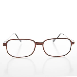 Red Small Rectangle Reading Glasses - Chris
