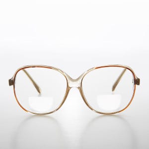 Damen Klare Braune Bifokal-Lesebrille - Justina