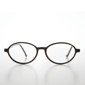 Black Oval Reading Glasses - Bess