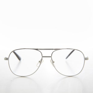 Silver Pilot Reading Glasses - Shawn