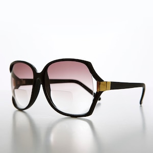 Black Bohemian Sunglass Bifocal Reading Glasses - Nell