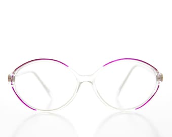 Gafas de lectura ovaladas moradas para mujer - Talia