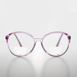 Bifocal Purple Round Reading Glasses - Vir