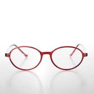 Red Oval Reading Glasses - Bess