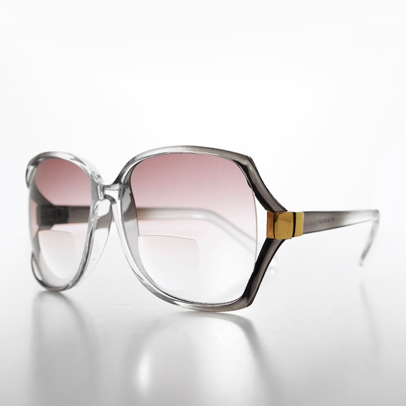 Gray Boho Sunglass Bifocal Reader - Nell