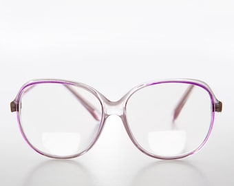 Gafas de lectura bifocales moradas transparentes para mujer - Justina