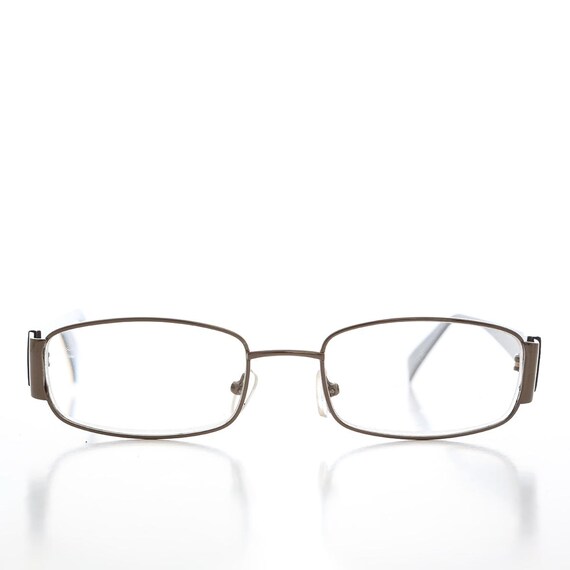 Gray Half Frame Reading Glasses - Sutton - image 2