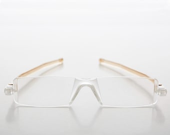 Brown Folding Reading Glasses Vintage - Paulie