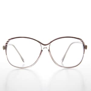 Massive graue Oma Lesebrille - Tina