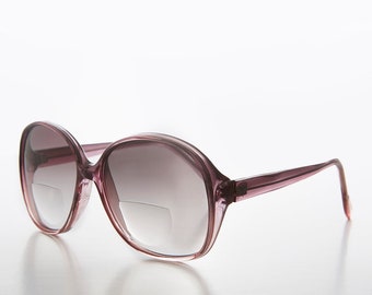 Lectores de gafas de sol bifocales de lectura para mujer, color morado - Siren