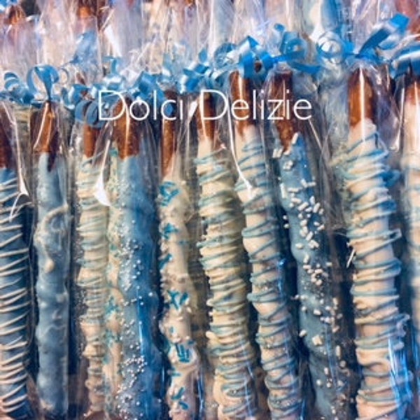 Chocolate Covered Pretzels Baby Shower Etsy