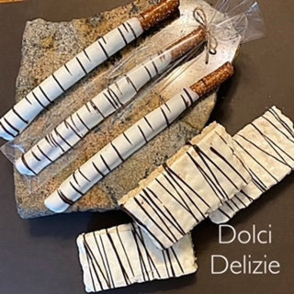 Birch Bark Pretzels Birch Tree Logs Birch Tree Chocolate Etsy