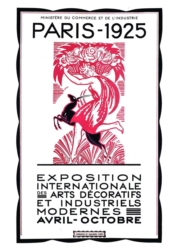 Vintage Decorative Arts Paris 1925 International Exhibition Etsy