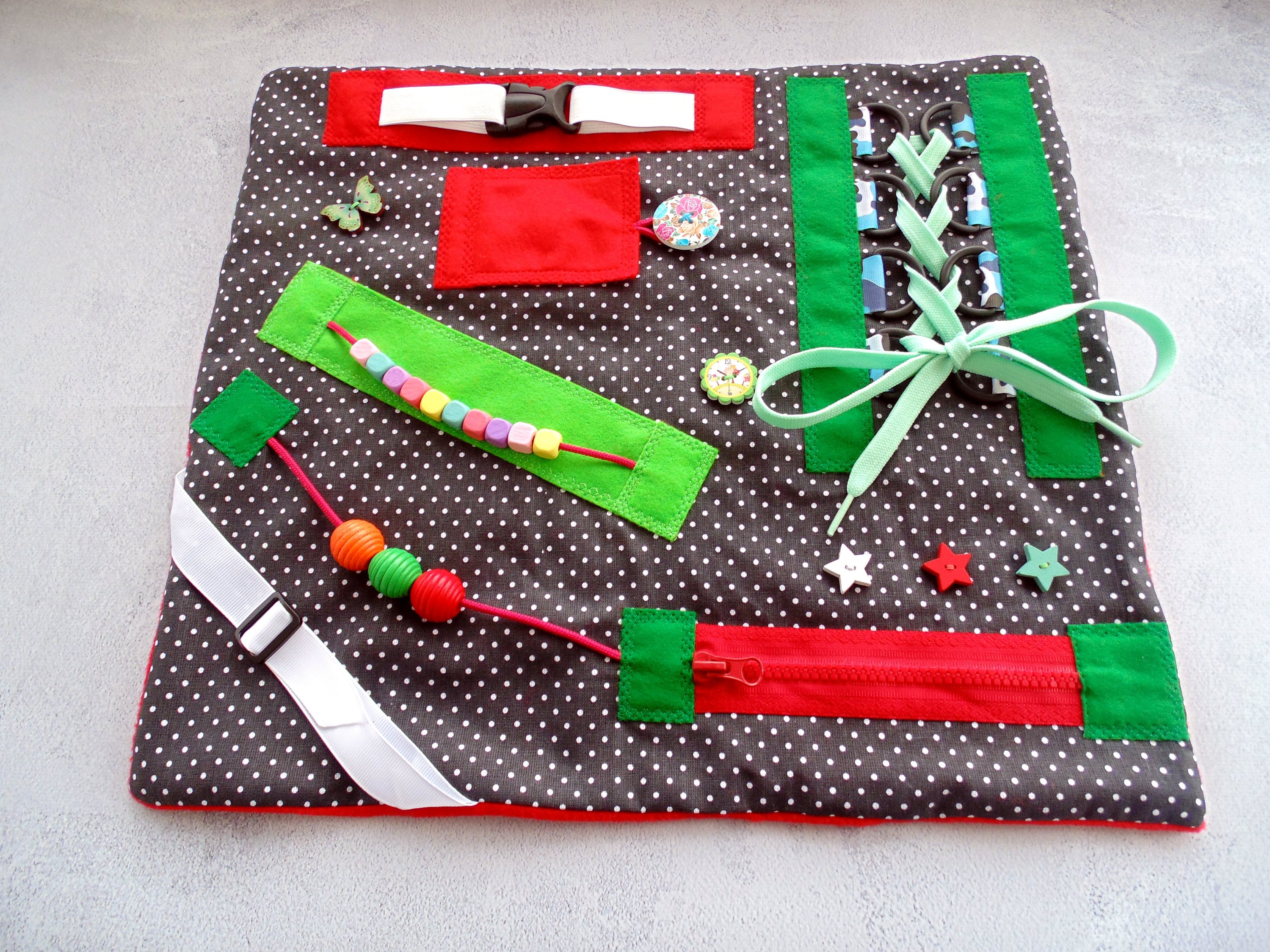 Fidget Blanket Dementia Anxiety Blanket Sensory Board Fidget Quilt