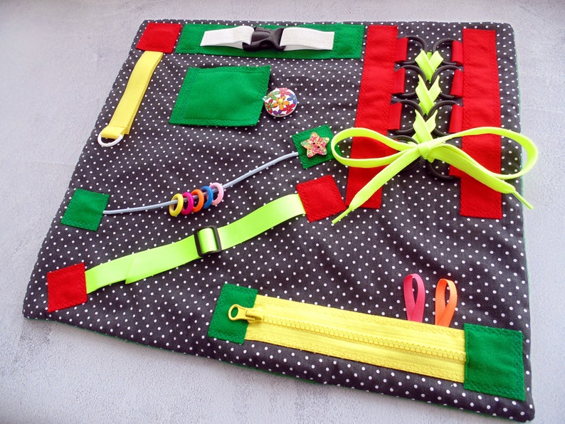 Fidget Blanket Dementia Anxiety Blanket Sensory Board Fidget Quilt