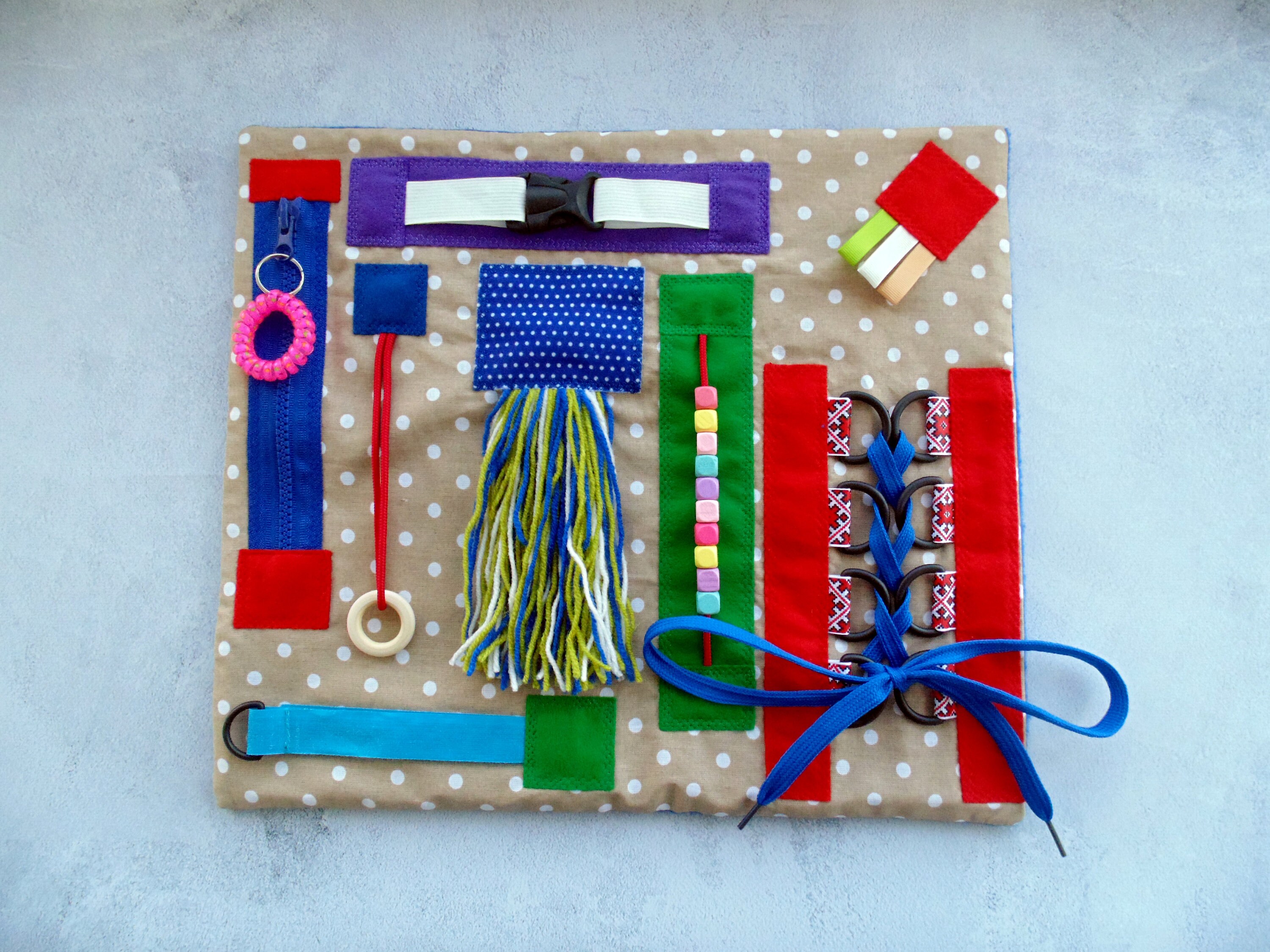 Fidget blanket for dementia blanket skills board Busy board Etsy