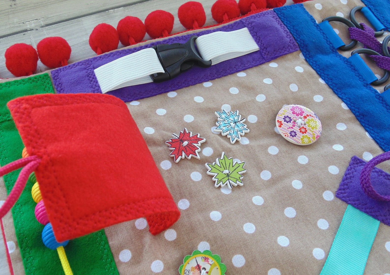 Sensory blanket Fidget blanket dementia Special needs Busy Etsy