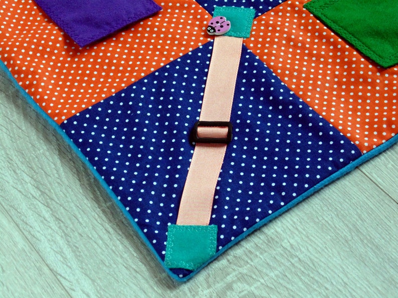 Sensory blanket Fidget blanket Activity blanket Activity quilt Etsy
