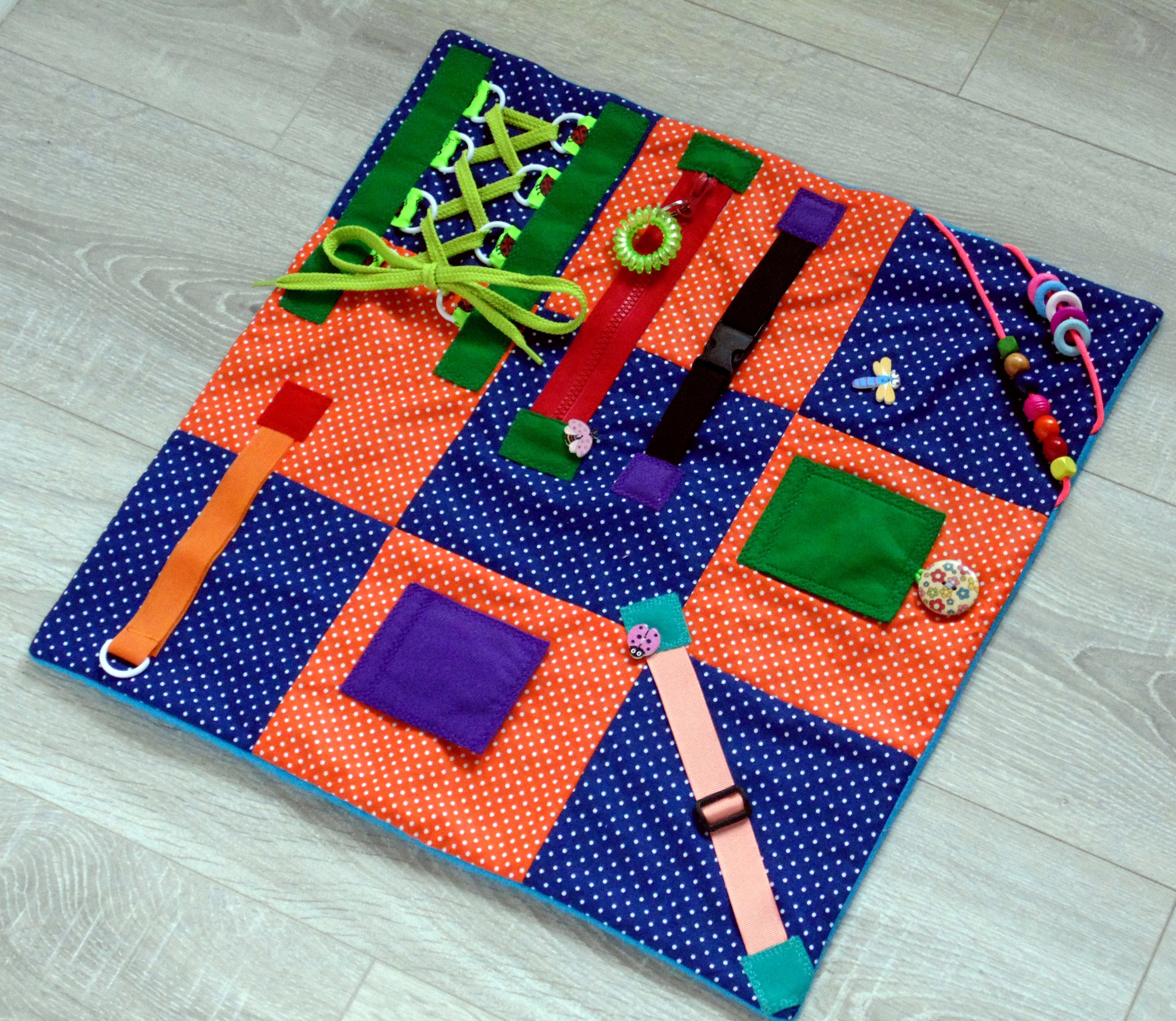 Sensory blanket Fidget blanket Activity blanket Activity quilt Etsy