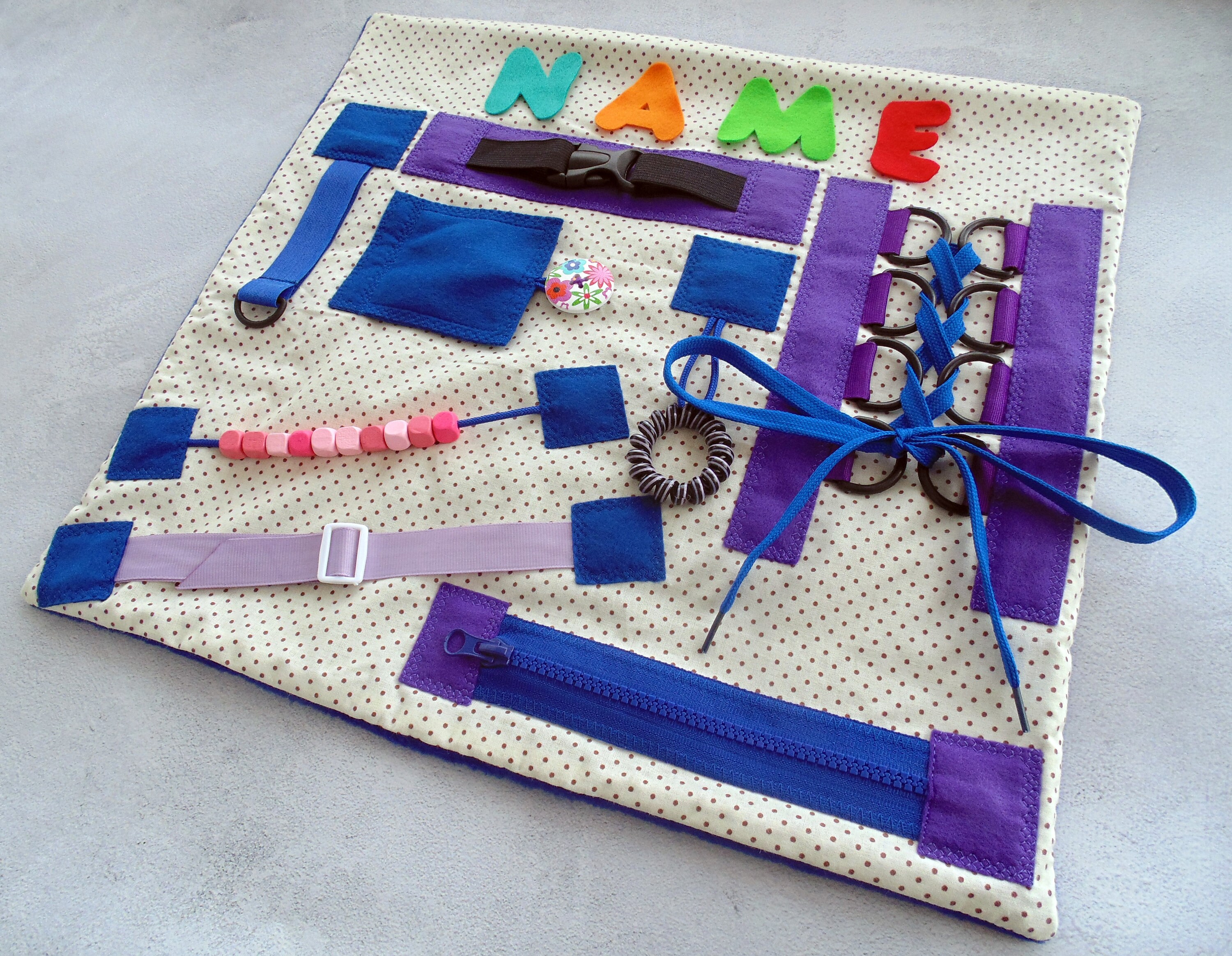 Personalized Busy Blanket Fidget Blanket Dementia Blanket Sensory Blanket Fidget Quilt Alzheimers Blanket Anxiety Blanket Grandma Blanket Etsy Canada