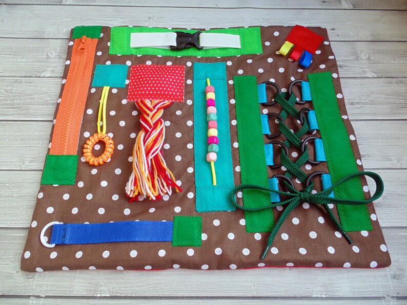 Fidget blanket for dementia blanket skills board Busy board Etsy